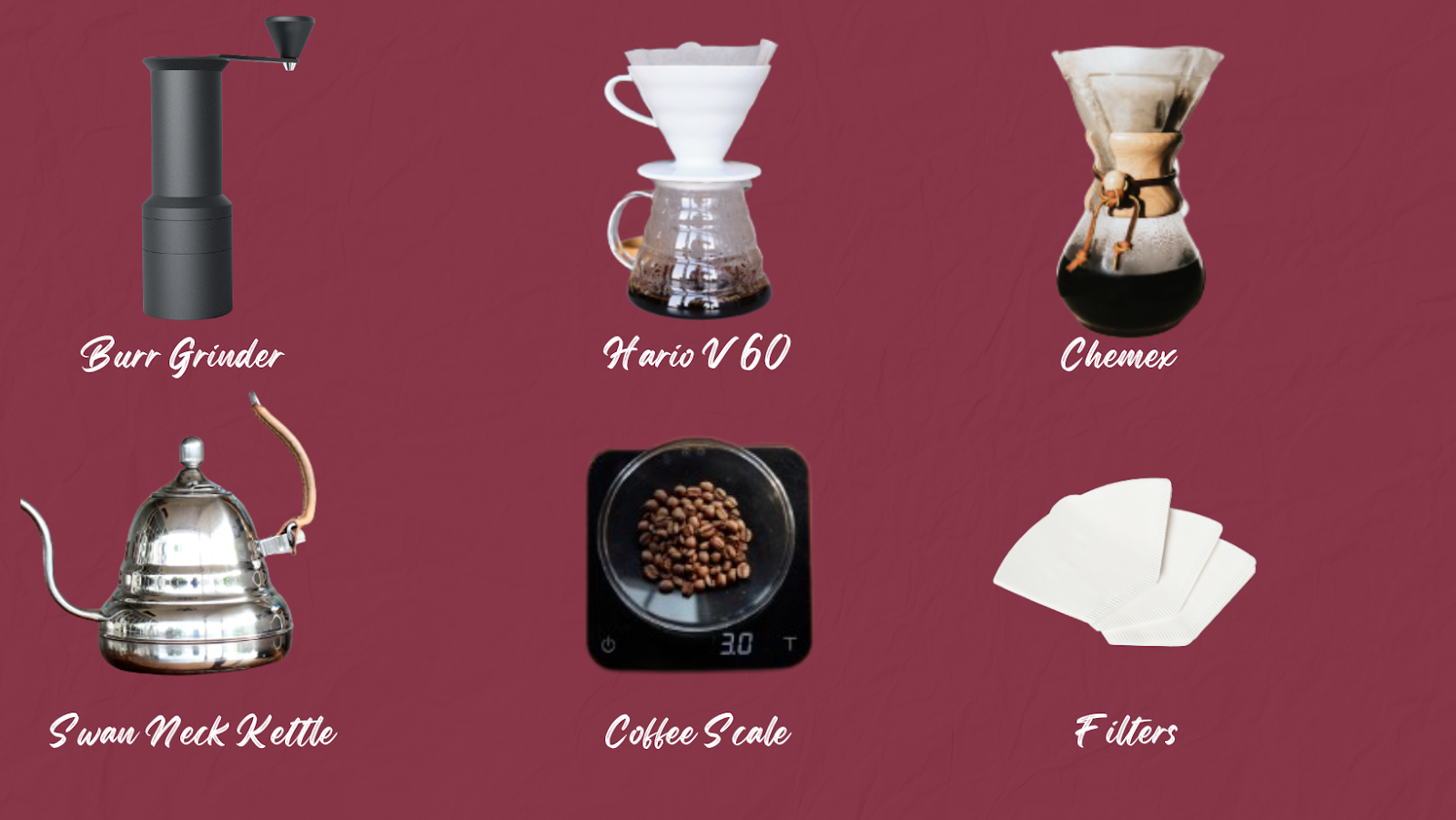 Pour Over Coffee Equipment
