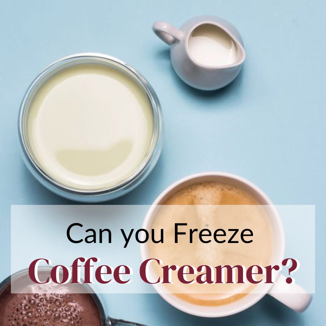 can you freeze coffee creamer
